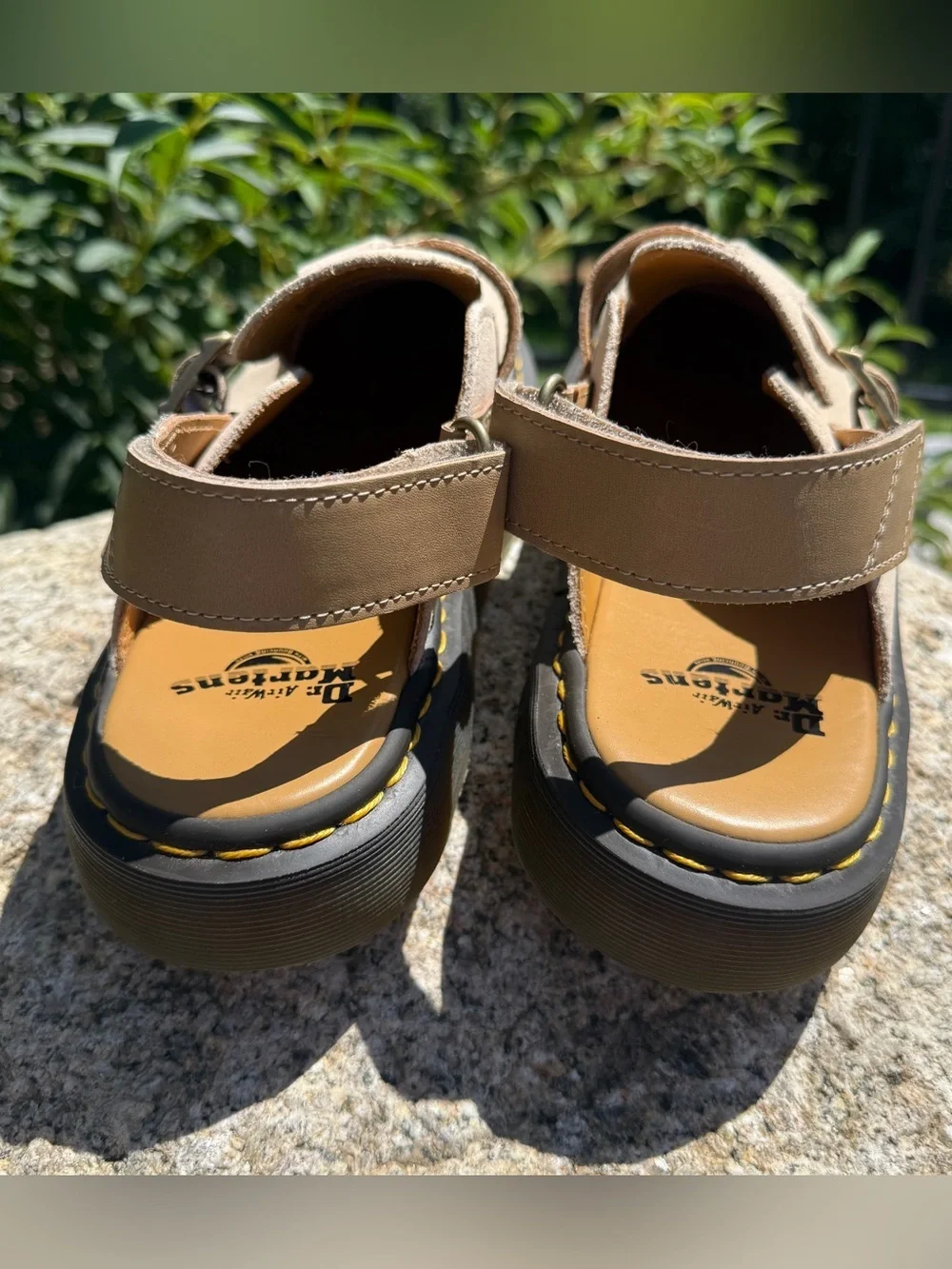 Dr. Martens Jorge II Slingback Mules Suede Taupe Sandals Clogs Men’s US 10 EU 43